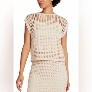 Steve Madden Ladies Crochet Top Size Small